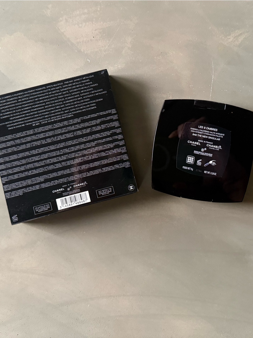 CHANEL LES 9 OMBRES High Intensity Eyeshadow Palette - 848 The New Singular - Picture 4 of 4